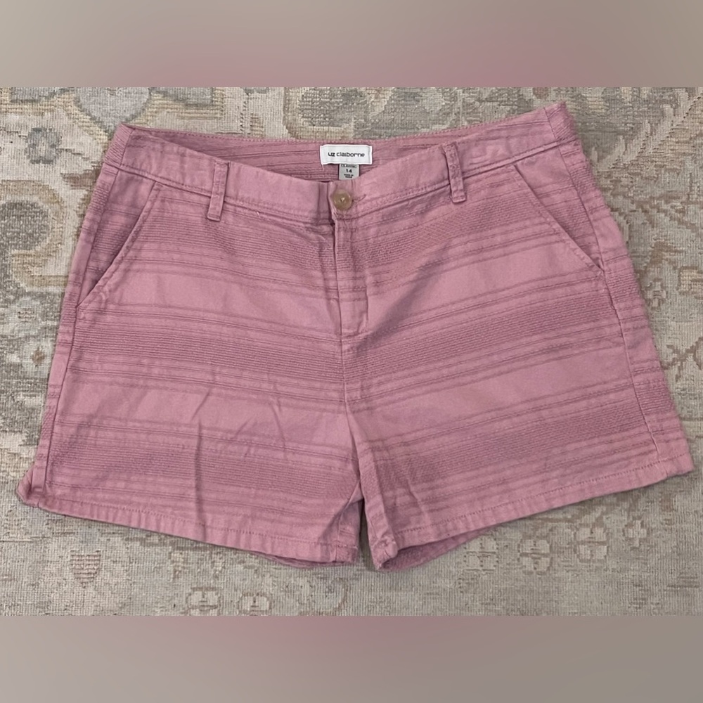 Liz Claiborne Women's Mauve Pink Shorts, Size 14 Regular, EUC